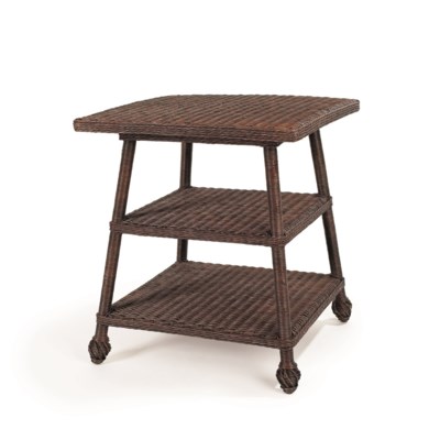 Wicker End Table